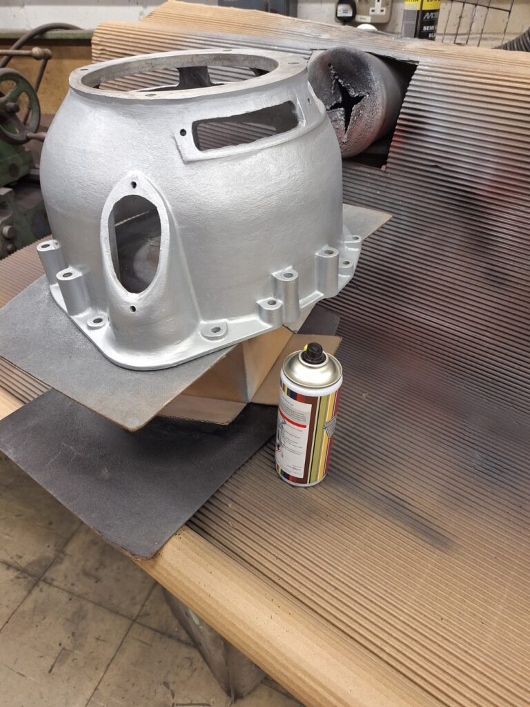 Bell housing painted
