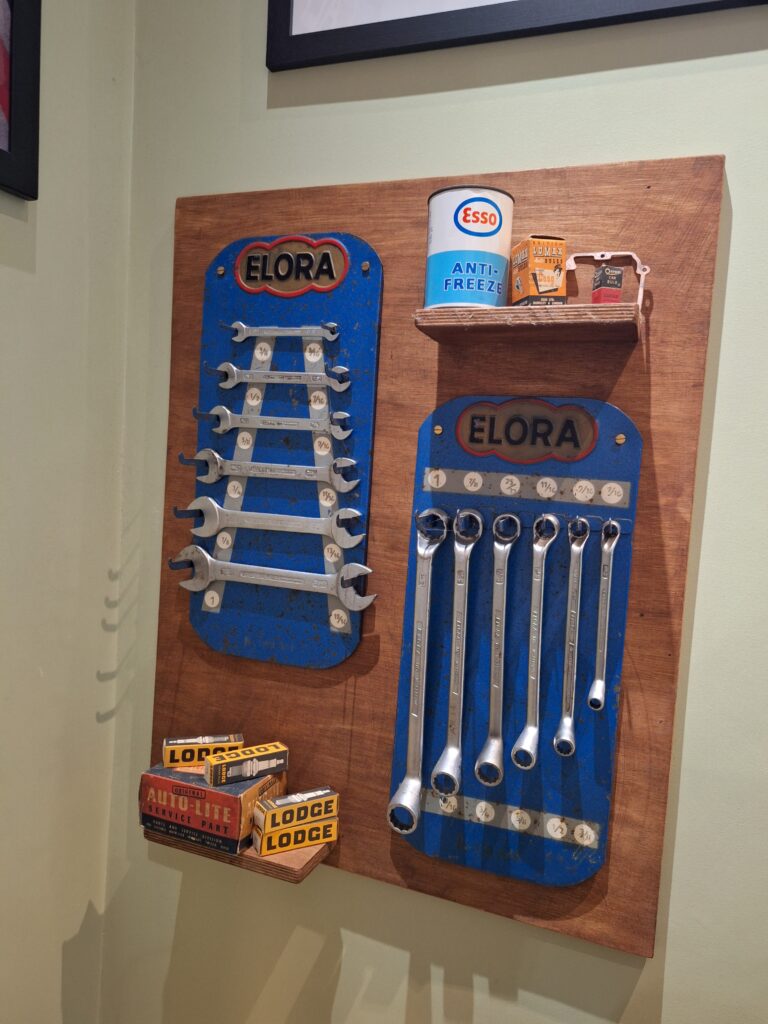 Elora spanner sales boards display