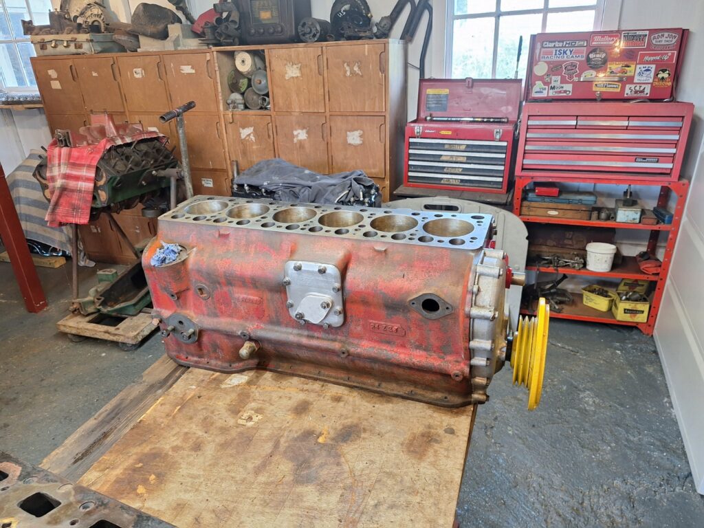 Fuel pump blanked off as plan is to fit an electric one.