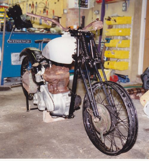 The bike loosely assembled 1988 pic 2