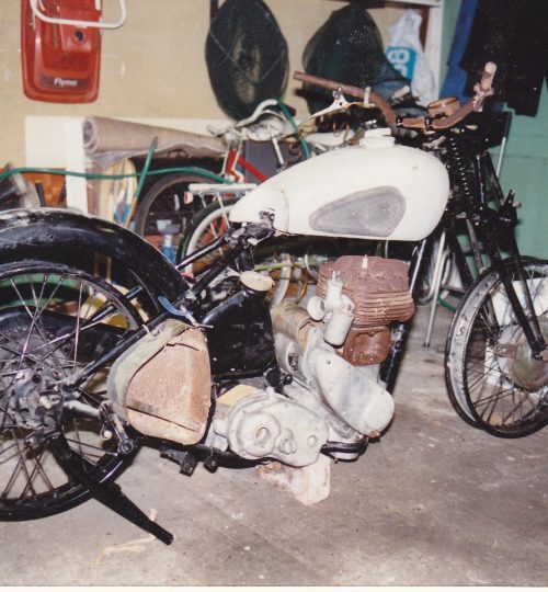 The bike loosely assembled 1988 pic 1