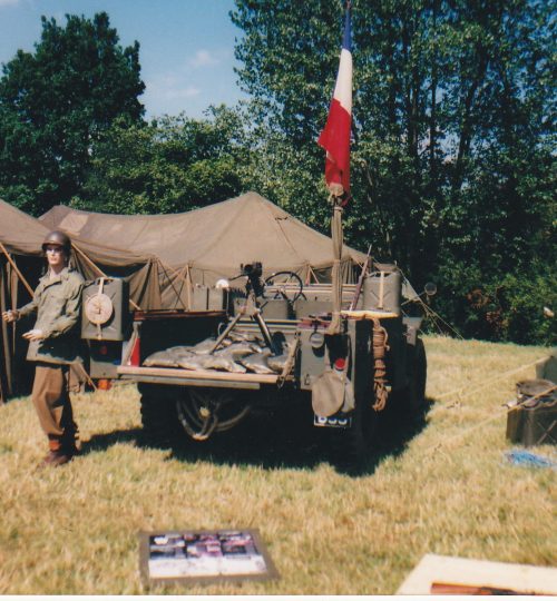 Alice helps out the French on Rolling Thunder display