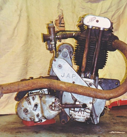 J.A.P. Engine as found at Warnham Museum 1991