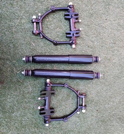 Upper suspension parts and shocks.