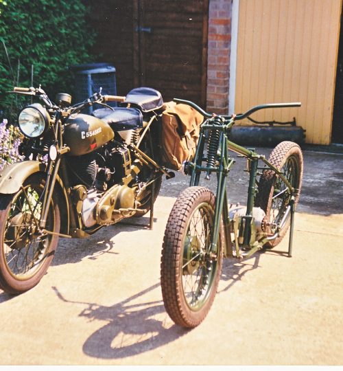 Steve's M20 visiting our rolling chassis 1999