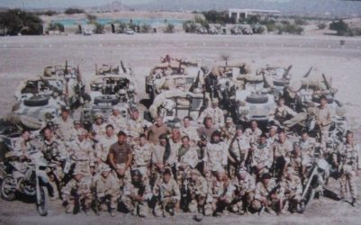 A Squadron 22 SAS before deployment during OP Granby